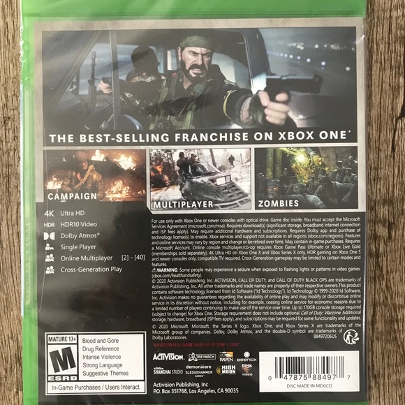 Call of Duty:Black Ops Cold War- Xbox Series X - Picture 2 of 4